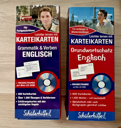 Schülerhilfe karteikarten - 2x,