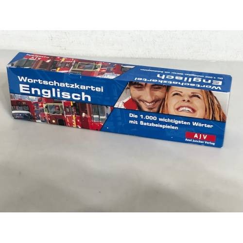 Englisch wortschatzkartei - englisch,