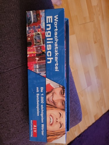 Englisch wortschatzkartei - englisch,