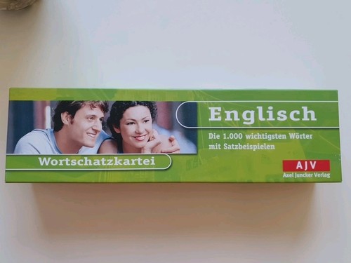 Englisch wortschatzkartei - englisch,